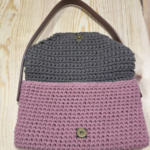 Clutch de ganchillo – Con o sin asa